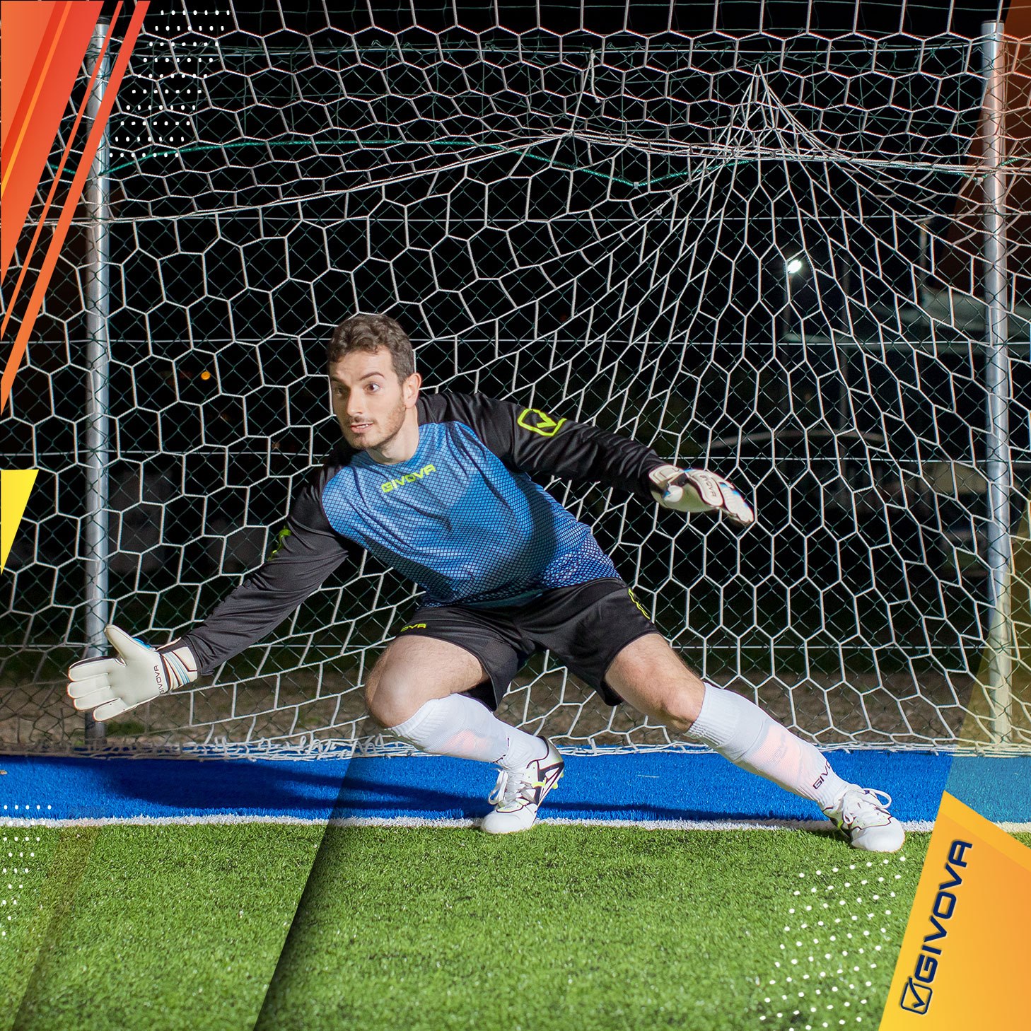 Brankářské sety Givova – dresy a kalhoty pro gólmany